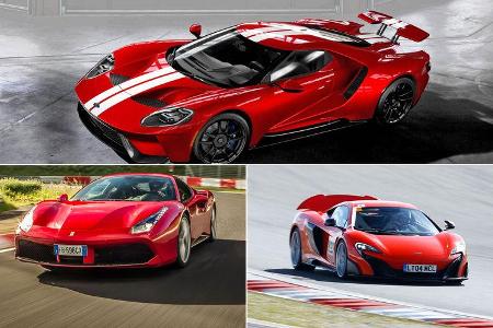 Ford GT - Ferrari 488 GTB - McLaren 675LT Ford GT - Ferrari 488 GTB - McLaren 675LT