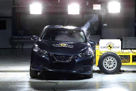 EuroNCAP-Crashtest 2017 Nissan Micra