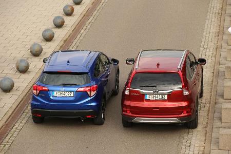 Honda HR-V oder CR-V, Heckansicht