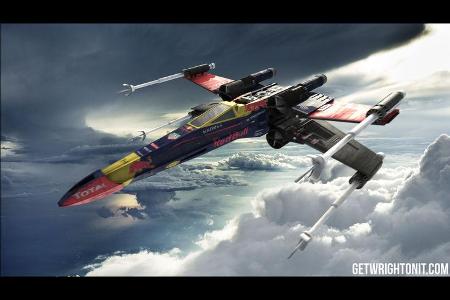 Star Wars X-Wing im F1-Design - Red Bull Star Wars X-Wing im F1-Design - Red Bull