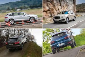 Porsche, Maserati, Bentley, Jaguar