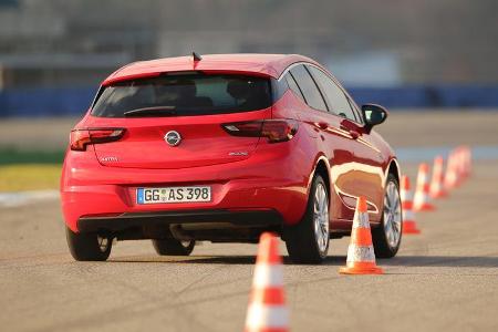 Opel Astra 1.0 DI Turbo, Heckansicht