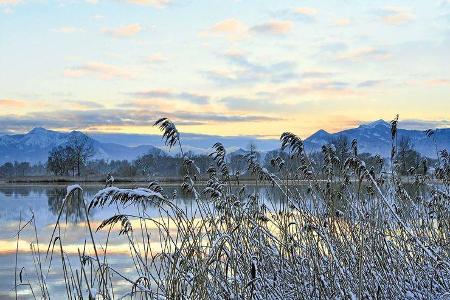 Chiemsee im Winter Chiemsee im Winter
