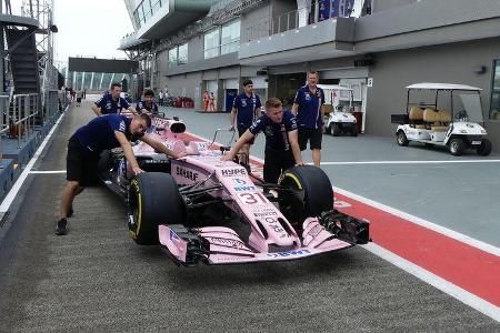 Force India - GP Singapur - Formel 1 - Donnerstag - 14.9.2017 Force India - GP Singapur - Formel 1 - Donnerstag - 14.9.2017