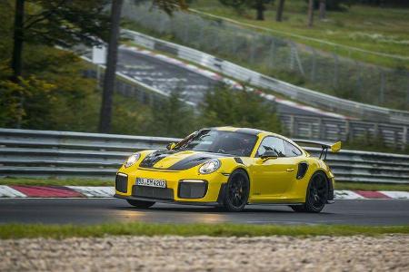 Porsche 911 GT2 RS (2017), Rundenrekord Nordschleife Nürburgring, 6:47,3 Minuten Porsche 911 GT2 RS (2017), Rundenrekord Nordschleife Nürburgring, 6:47,3 Minuten