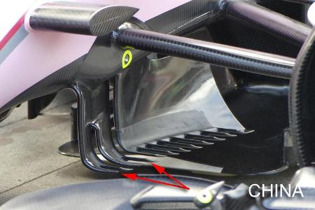 Force India - GP China - Technik - Formel 1 - 2017