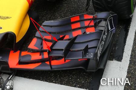 Red Bull - GP China - Technik - Formel 1 - 2017