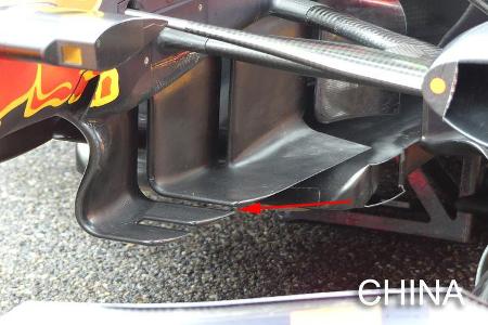 Red Bull - GP China - Technik - Formel 1 - 2017