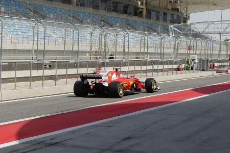 Sebastian Vettel - Ferrari - Formel 1 - Testfahrten - Bahrain - Mittwoch - 19.4.2017