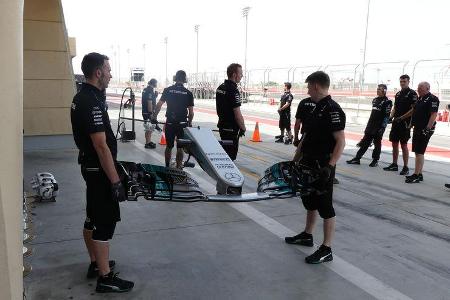 Mercedes - Formel 1 - Testfahrten - Bahrain - Mittwoch - 19.4.2017