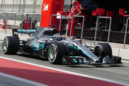 Valtteri Bottas - Mercedes - Formel 1 - Testfahrten - Bahrain - Mittwoch - 19.4.2017