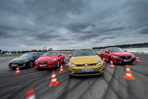VW Golf, Honda Civic, Hyundai i30, Opel Astra
