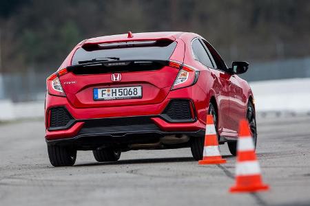 Honda Civic 1.0 VTEC Turbo, Heckansicht