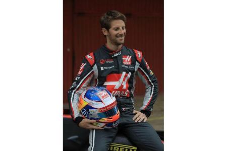 HaasF1 - Romain Grosjean - Testfahrten Barcelona - 27.2.2017