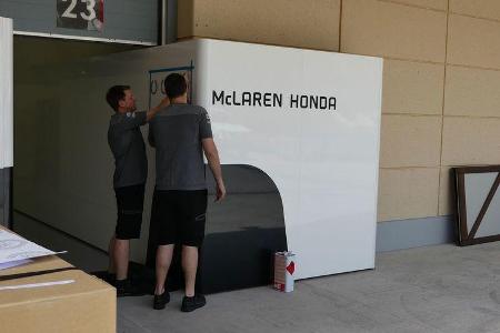McLaren-Honda - GP Bahrain - Sakhir - Mittwoch - 12.04.2017