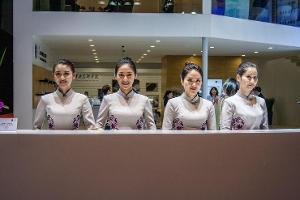 Shanghai Auto Show 2017 Messe-Girls