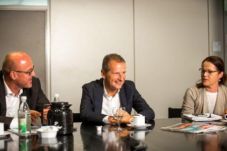 Herbert Diess, VW-Markenvorstand, Interview Herbert Diess, VW-Markenvorstand, Interview