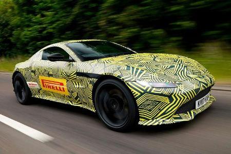 Aston Martin Vantage V8 Teaser Erlkönig