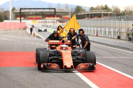 Stoffel Vandoorne - McLaren - Formel 1-Test - Barcelona - 28. Februar 2017 Stoffel Vandoorne - McLaren - Formel 1-Test - Barcelona - 28. Februar 2017