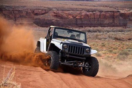 Moab Easter Jeep Safari: Trailhawk, Mopar Recon, Flattop, Sand Trooper, Stitch und Flattop