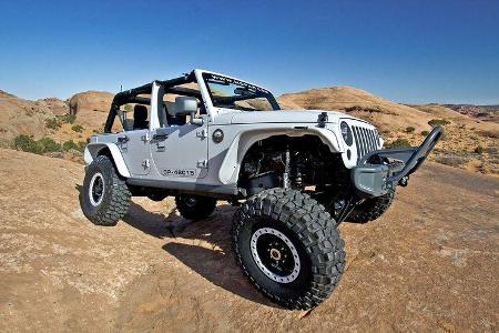 Moab Easter Jeep Safari: Trailhawk, Mopar Recon, Flattop, Sand Trooper, Stitch und Flattop