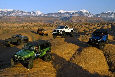Mit sechs Konzeptfahrzeugen war Mopar 2010 nach Moab gereist