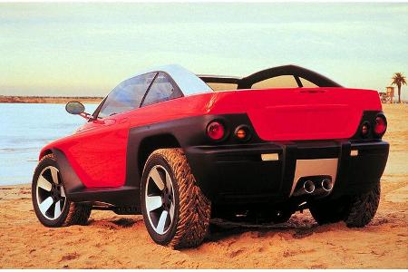 Mit den kurzen Überhängen sollte der Jeepster für den Rubicon Trail konzipiert sein.