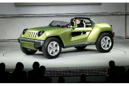 2008 brachte Chrysler den Jeep Renegade auf die Bühne – als besonder umweltfreundlichen Jeep.