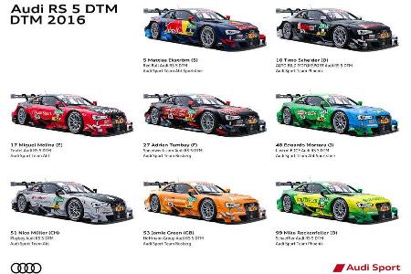 04/2016 Audi RS 5 DTM 2016 Audi DTM Rennwagen