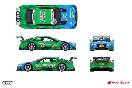 04/2016 Audi RS 5 DTM 2016 Audi DTM Rennwagen