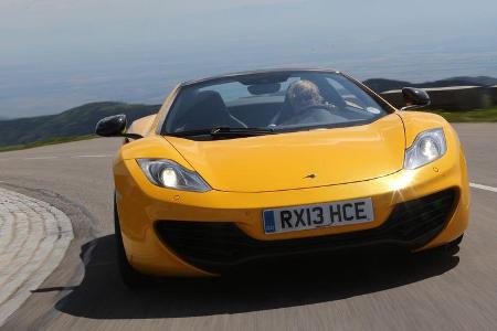 McLaren MP4-12C Spider, Frontansicht