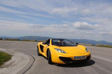 McLaren MP4-12C Spider, Frontansicht