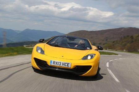 McLaren MP4-12C Spider, Frontansicht