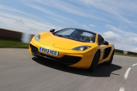 McLaren MP4-12C Spider, Frontansicht