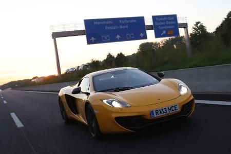 McLaren MP4-12C Spider, Frontansicht