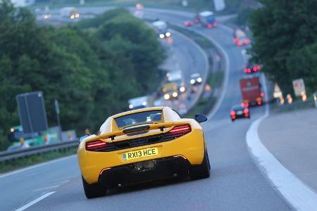 McLaren MP4-12C Spider, Heckansicht