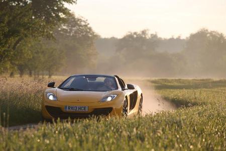 McLaren MP4-12C Spider, Frontansicht