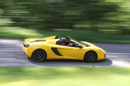 McLaren MP4-12C Spider, Seitenansicht