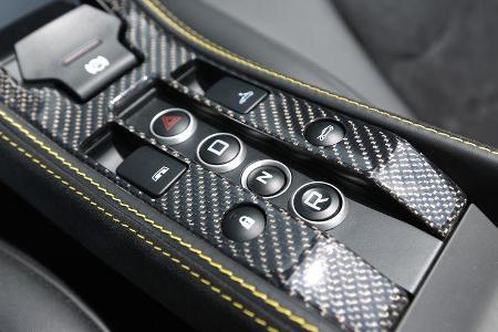 McLaren MP4-12C Spider, Mittelkonsole