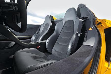 McLaren MP4-12C Spider, Fahrersitz