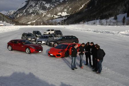 Testwagen, Gruppenbild