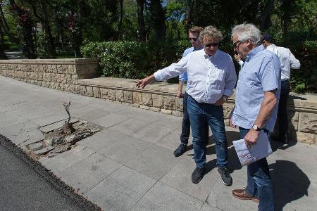 Charlie Whiting & Hermann Tilke - Inspektion - Baku Street Circuit 2016