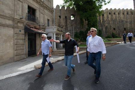 Charlie Whiting & Hermann Tilke - Inspektion - Baku Street Circuit 2016