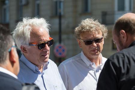 Charlie Whiting & Hermann Tilke - Inspektion - Baku Street Circuit 2016