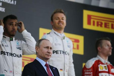 Siegerehrung - Formel 1 - GP Russland - 1. Mai 2016