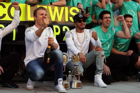 Nico Rosberg - Lewis Hamilton - Mercedes - Formel 1 - GP Russland - 1. Mai 2016