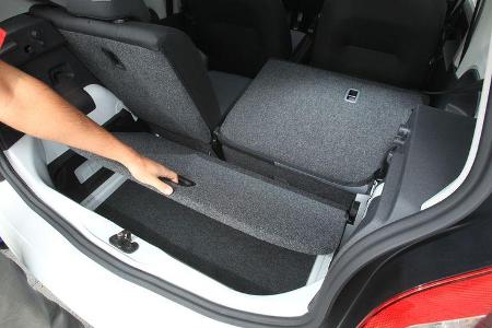 VW Up 1.0 White, Gepäckfach