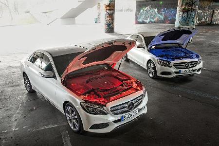 Mercedes C 220 d, Mercedes 250 d, Motorenvergleich, Motorvarianten Mercedes C 220 d, Mercedes 250 d, Motorenvergleich, Motorvarianten