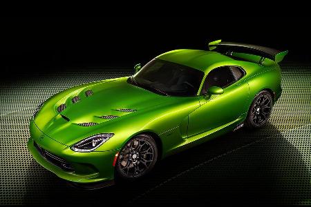 Viper SRT Stryker Green Detroit 2014