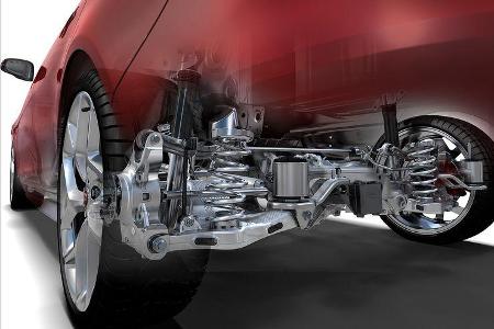 Jaguar XE, Hinterachse